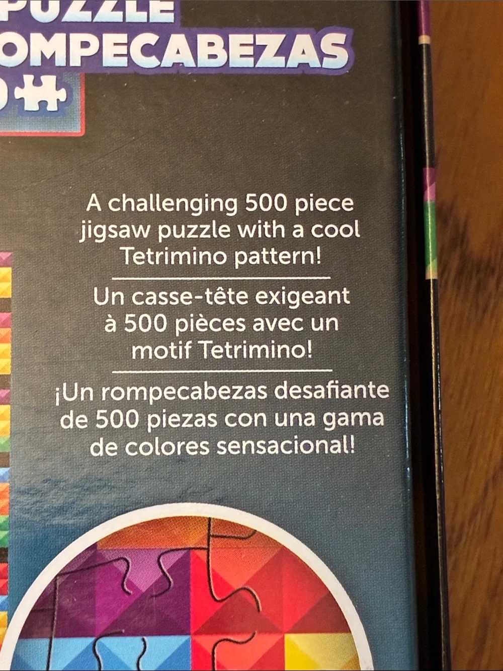 Tetris Jigsaw Puzzle - Missing 1 Piece